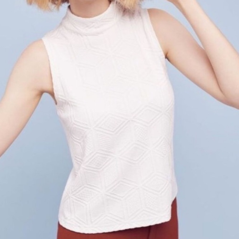 Anthropologie Mock neck tank top